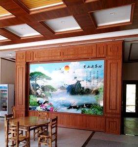 传统中式背景墙